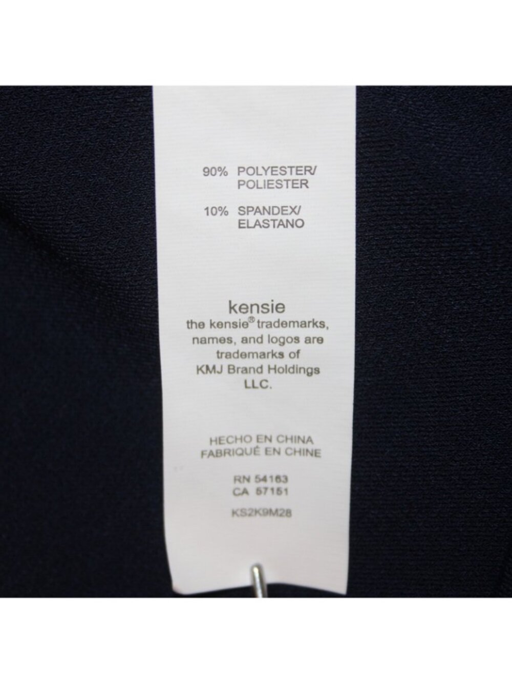 Kensie Dress NEW Sz M Navy Blue Cold Shoulder Turtleneck Poly Spandex Dress - Picture 9 of 12